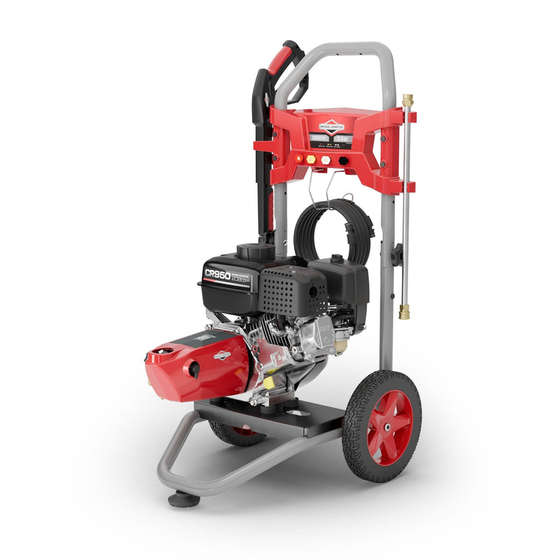 & Stratton 3200 PSI 2.5 GPM 208cc Engine Wheeled Gas Pressure Washer D6M0