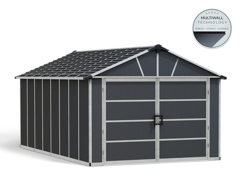 Yukon Multi-Function Polycarbonate Garage, 11x17-ft S6K4
