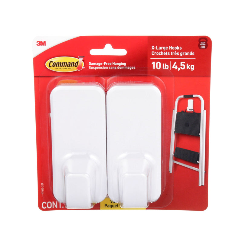 10-lb Jumbo Hook Value Pack, 17010-2EF | 2 Hooks, 6 Strips per Pack T2F3