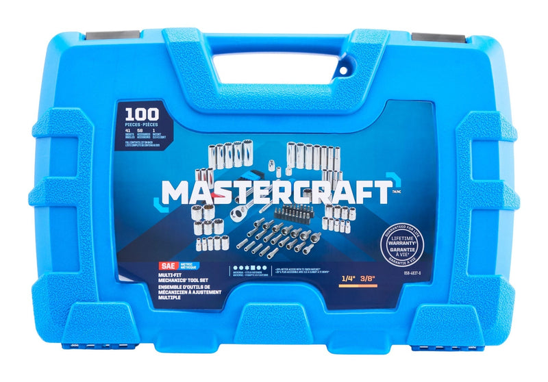100 Piece Multi Fit Socket Set W1A3