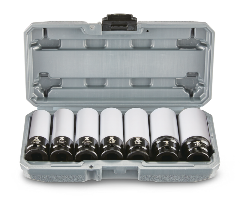 1/2-in Drive Wheel Protector Deep Impact Socket Set, 7-pc S7M0