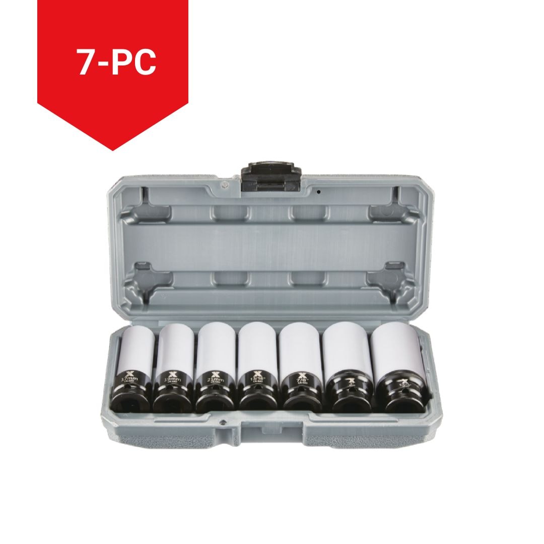 1/2-in Drive Wheel Protector Deep Impact Socket Set, 7-pc S7M0 - product image 3