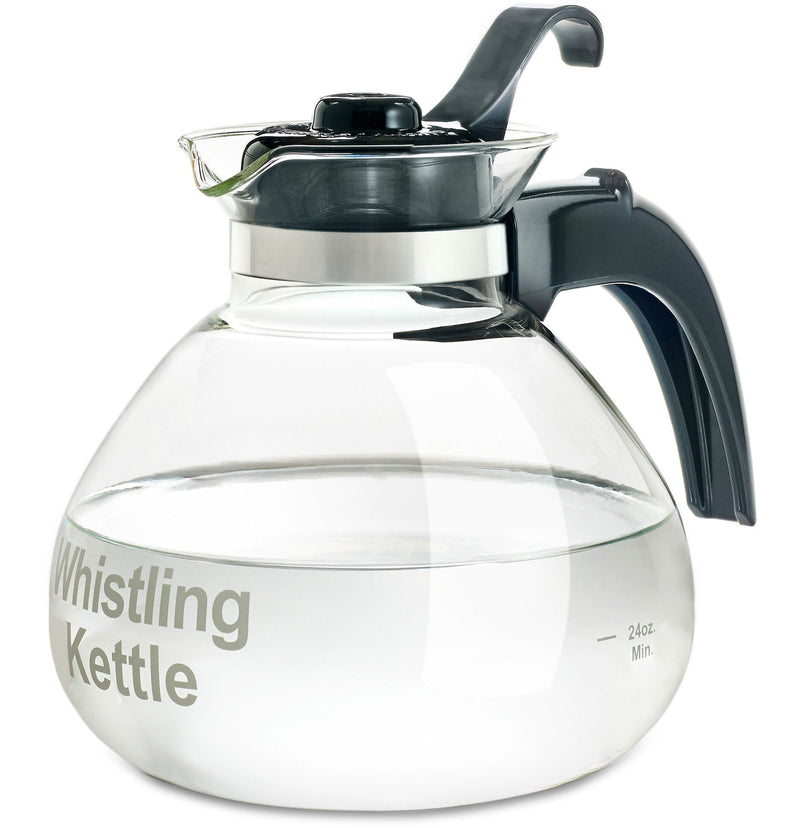1.4L Glass Whistling Stovetop Kettle, Dishwasher Safe R1A4