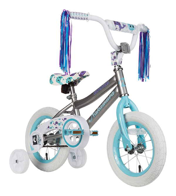 Adventure Kid's Bike, Silver, 12-in B4P9