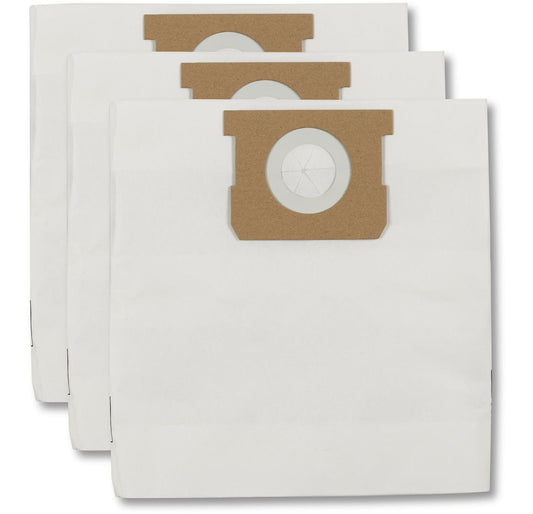 Disposable Paper Dust Collector Filter Bags for Wet/Dry Shop Vacuums, 18-30 L, 3-pk Y1I2 - product image 1