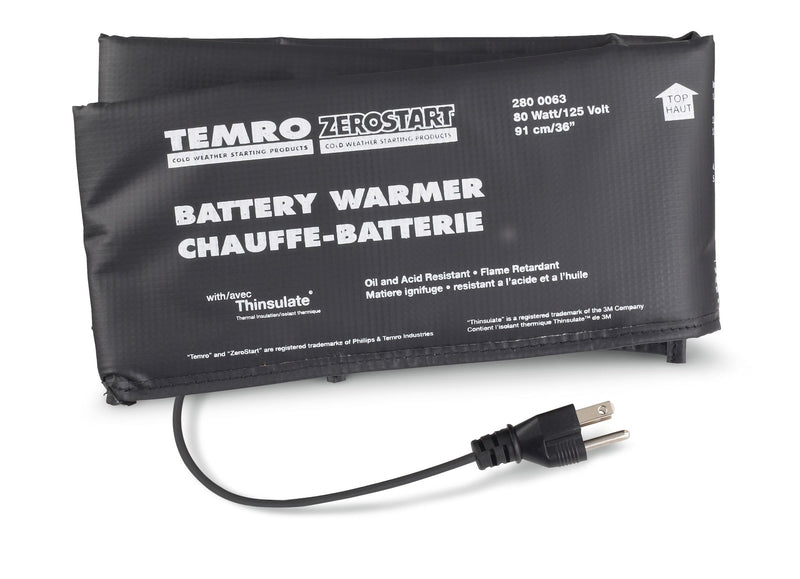 Zerostart 2800063 Battery Warmer/Blanket, 80W, 36-in H0R5